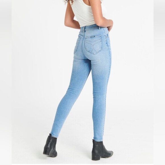 Rolla's Eastcoast Ankle High Rise Skinny Jeans - Stacey Blue size 26 - Picture 11 of 12